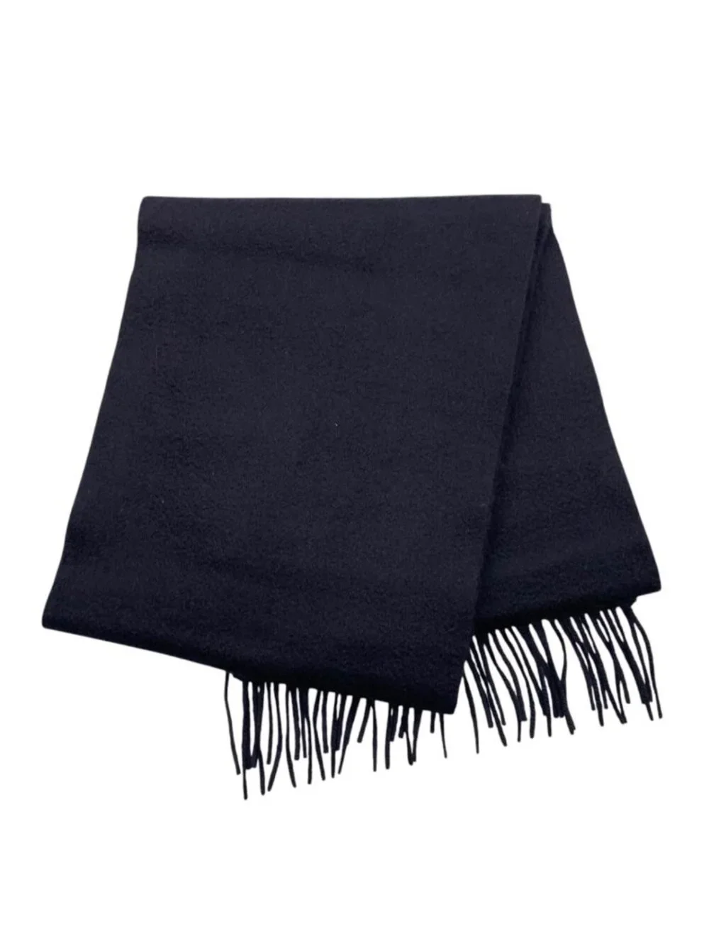 Bottega Veneta Scarf Logo Cashmere Navy